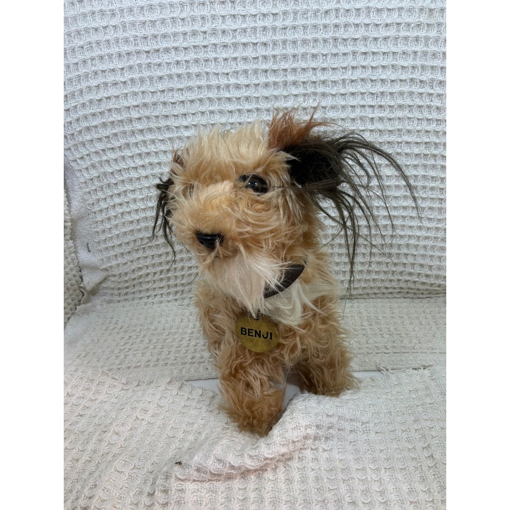 Vintage 1978 Kids Benji R. Dakin & Co. Plush Dog Small Tan Brown